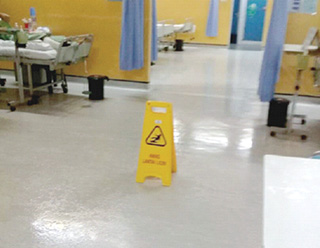 Now Labuan hospital roof is also leaking